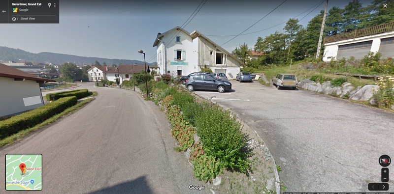 Terrain à vendre à Gérardmer - accès à la parcelle 212 depuis le chemin de la trinité